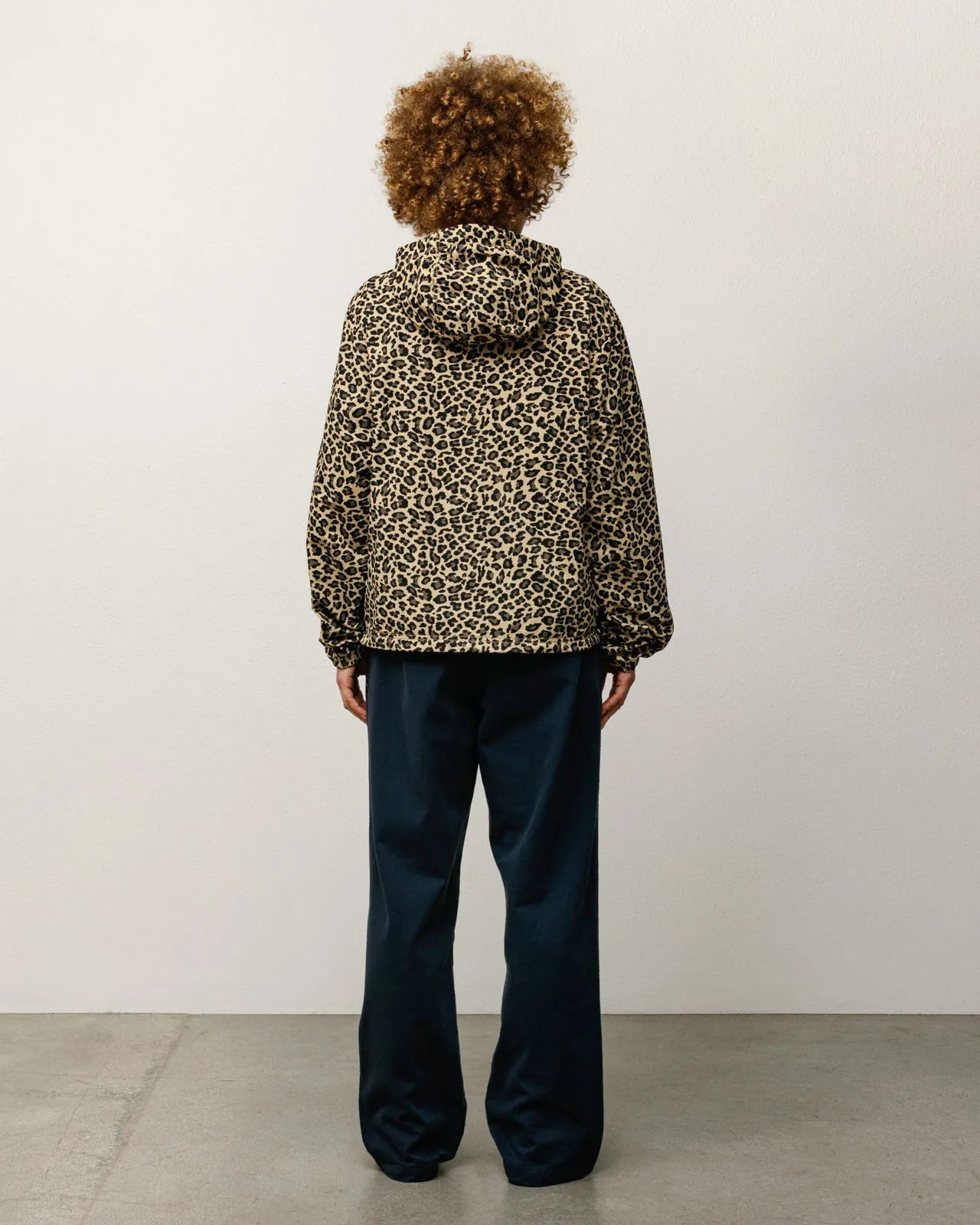Stussy Lightweight Hooded Jacket, cheetah - Tiki Room Skateboards - 6