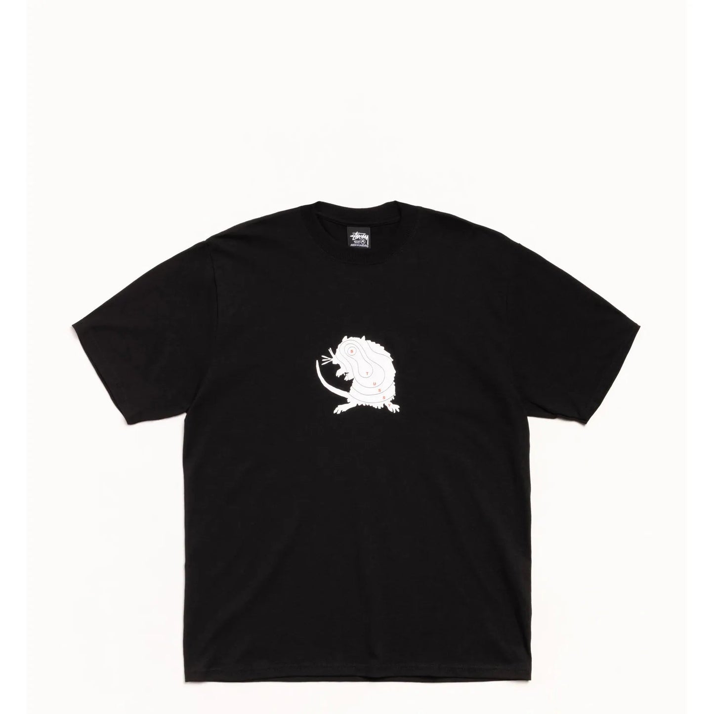 Stussy Long Range Tee, black - Tiki Room Skateboards - 1