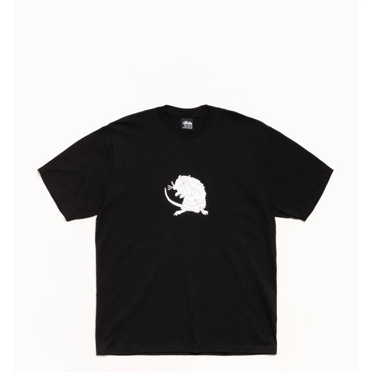 Stussy Long Range Tee, black - Tiki Room Skateboards - 1
