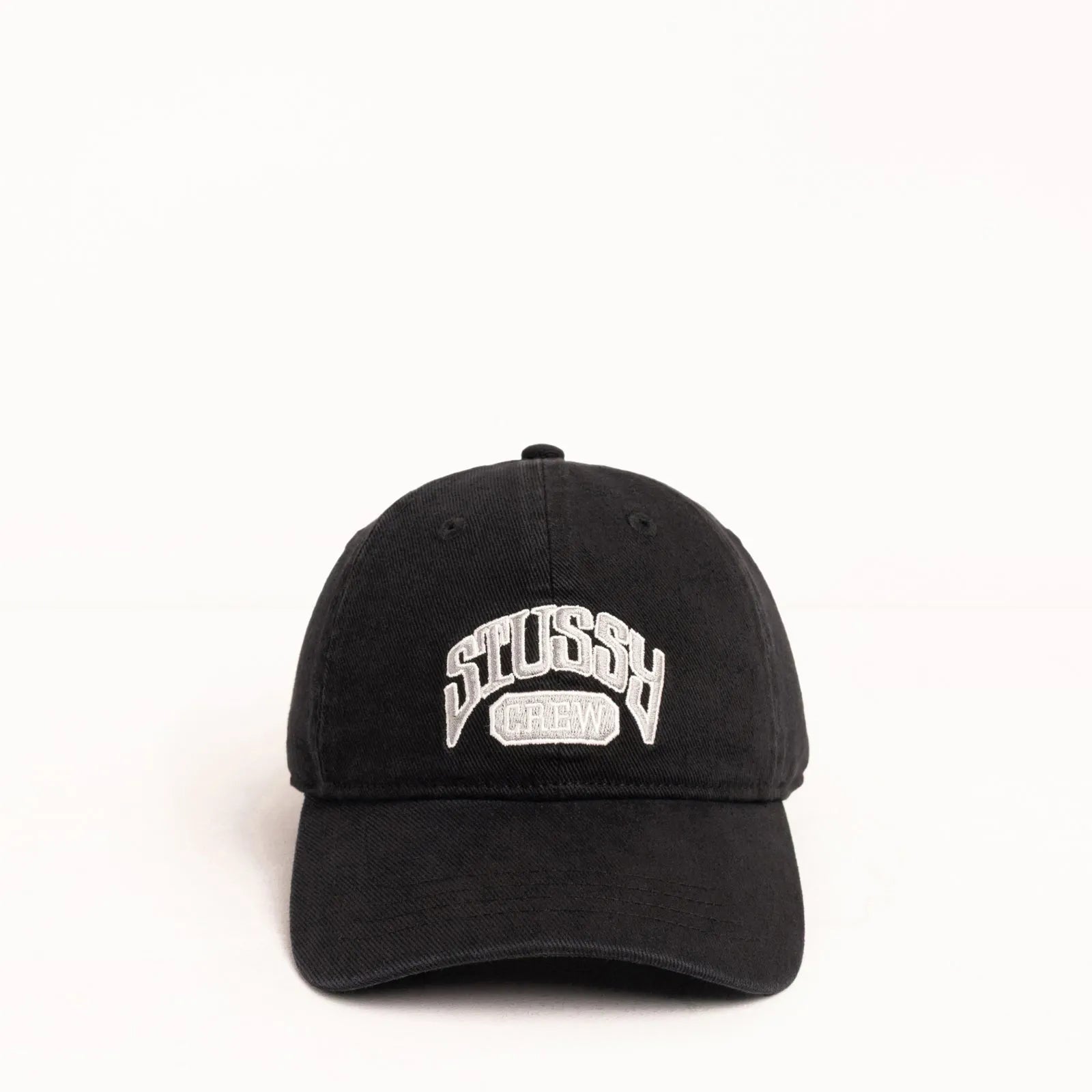 Stussy Low Profile Crew Strapback, black - Tiki Room Skateboards - 2