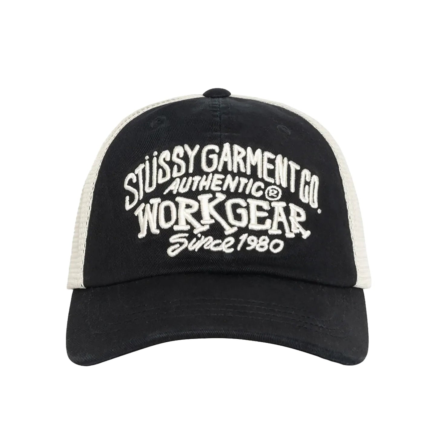 Stussy Low Profile Workgear Strapback Cap, black - Tiki Room Skateboards - 3