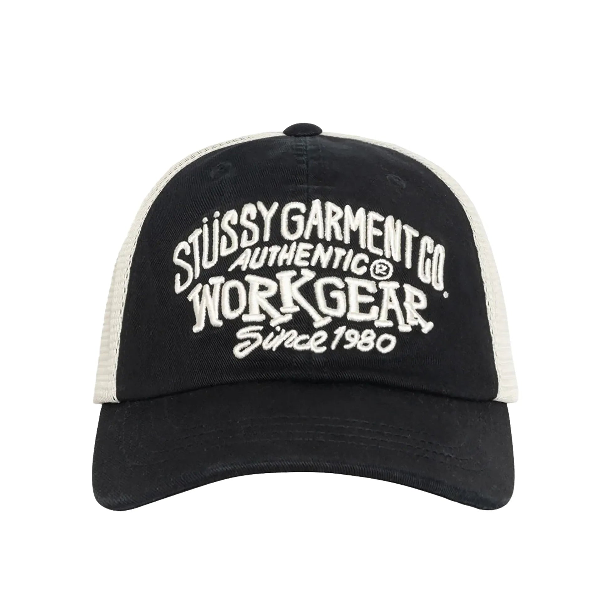 Stussy Low Profile Workgear Strapback Cap, black - Tiki Room Skateboards - 3