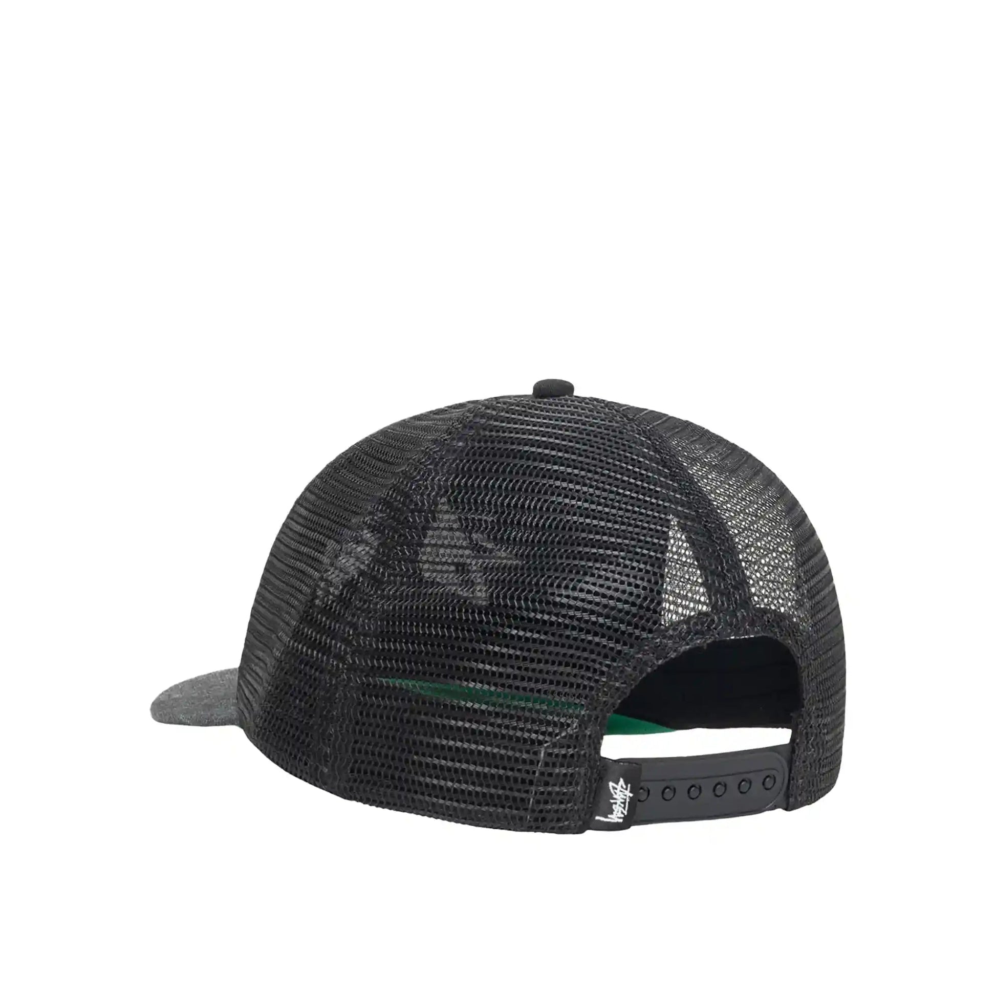 Stussy Md Big Stock Mesh Cap Ball Cap, black - Tiki Room Skateboards - 2