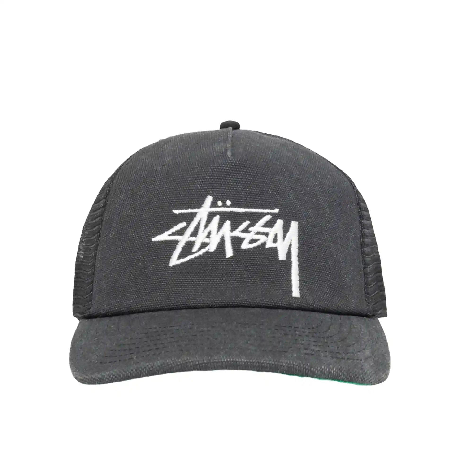 Stussy Md Big Stock Mesh Cap Ball Cap, black - Tiki Room Skateboards - 3