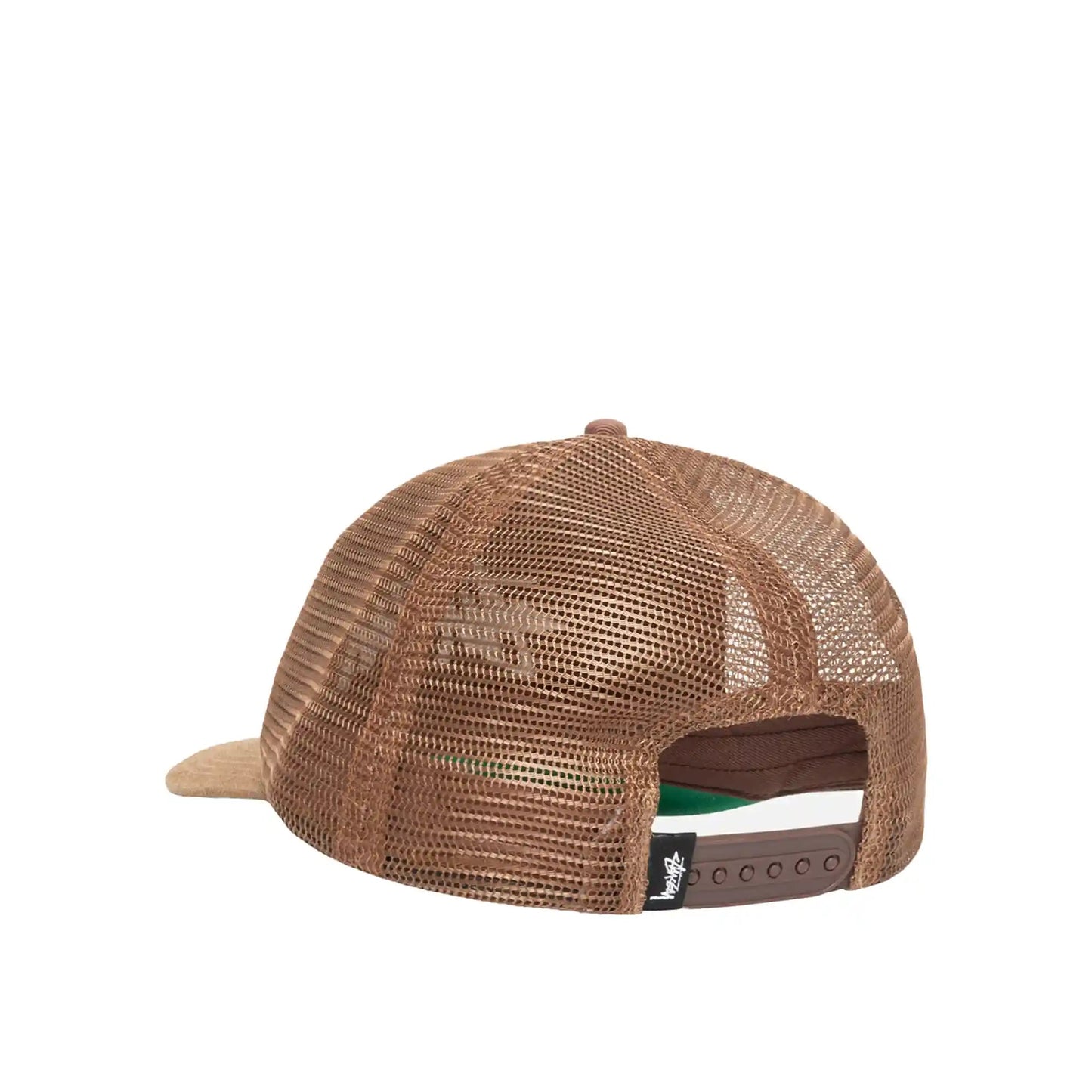 Stussy Md Big Stock Mesh Cap Ball Cap, brown - Tiki Room Skateboards - 2