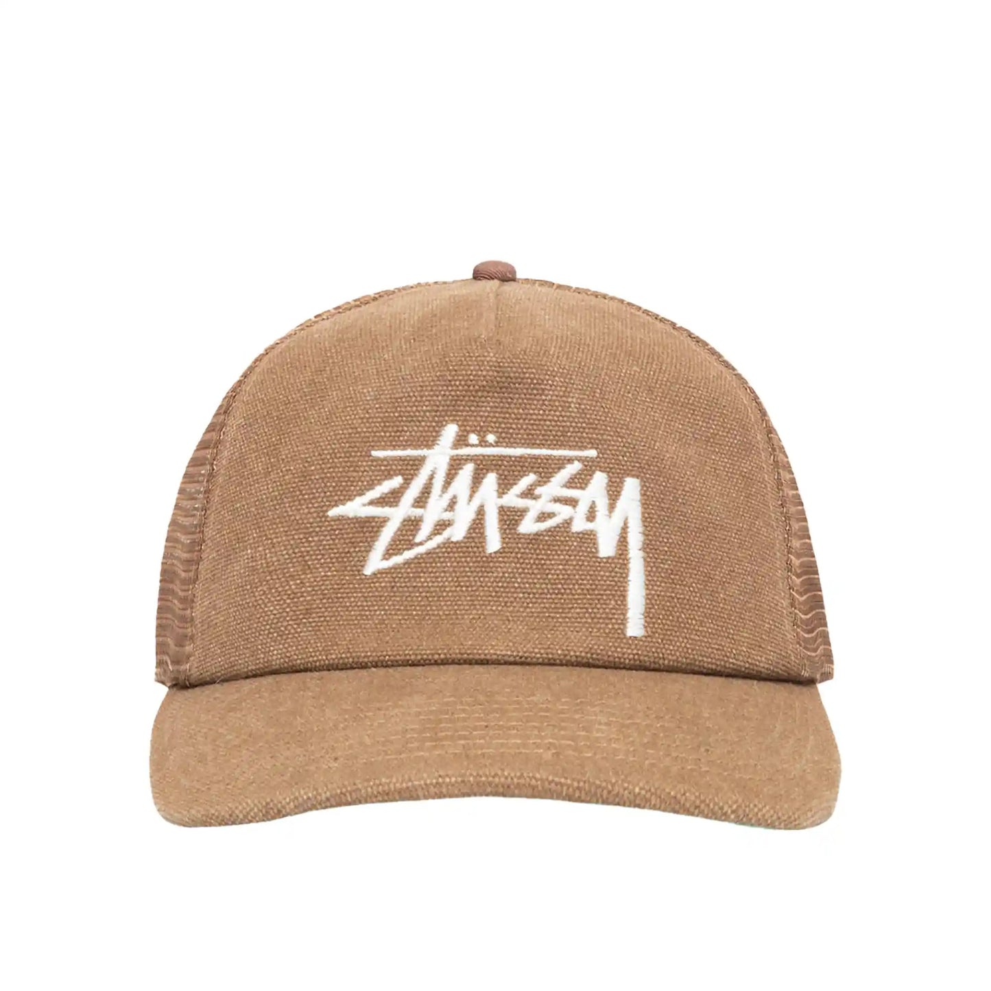 Stussy Md Big Stock Mesh Cap Ball Cap, brown - Tiki Room Skateboards - 3