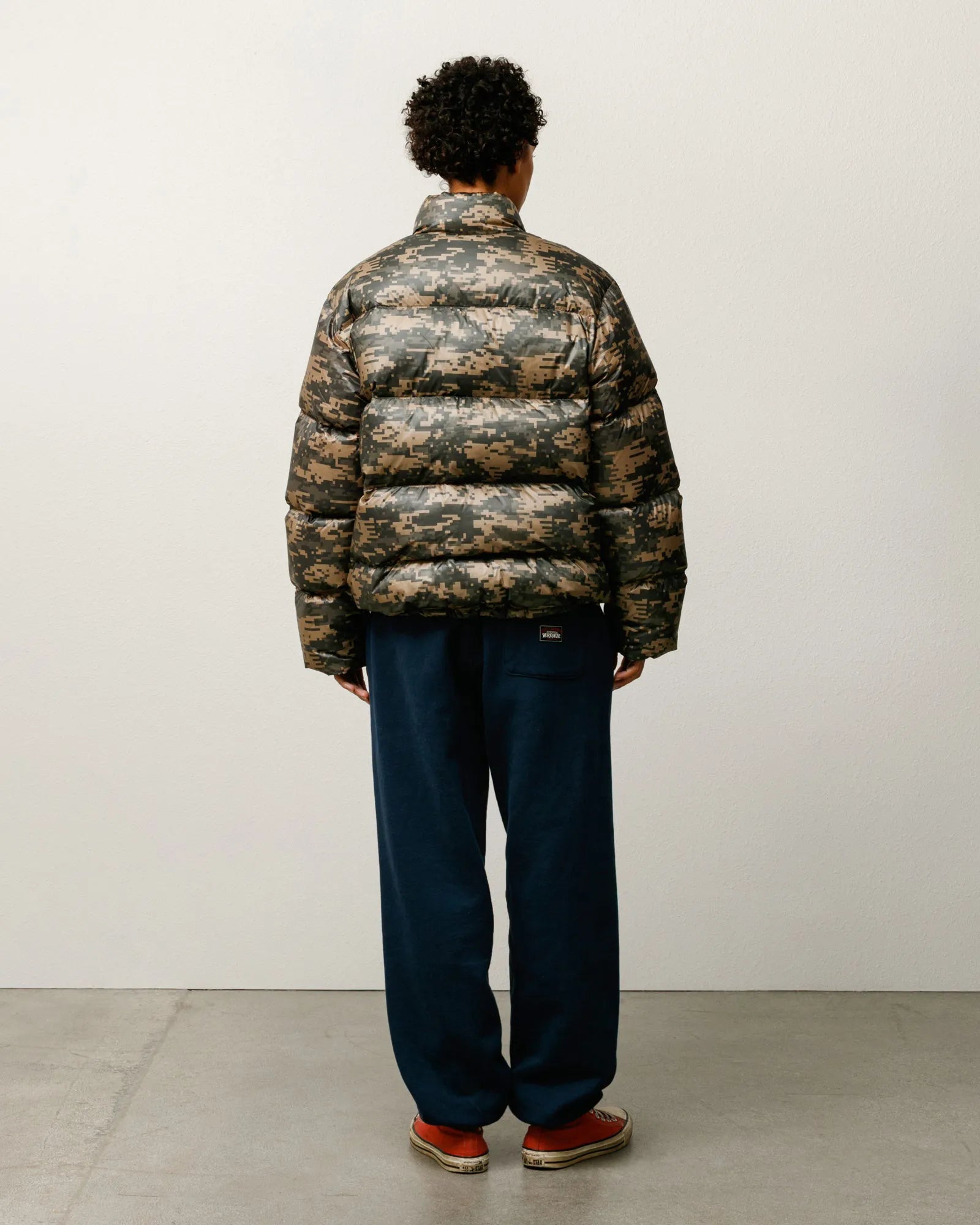 Stussy Micro Ripstop Mock Down Jacket, digi camo - Tiki Room Skateboards - 6