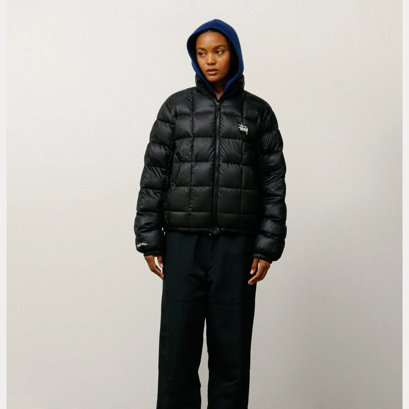 Stussy Midweight Puffer, black - Tiki Room Skateboards - 4