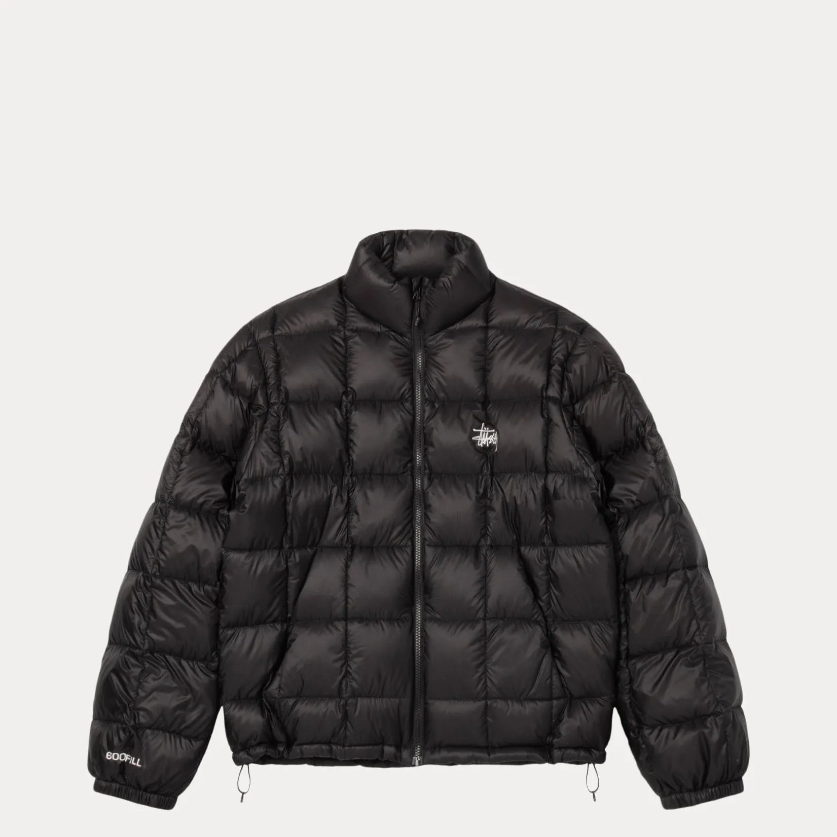 Stussy Midweight Puffer, black - Tiki Room Skateboards - 1
