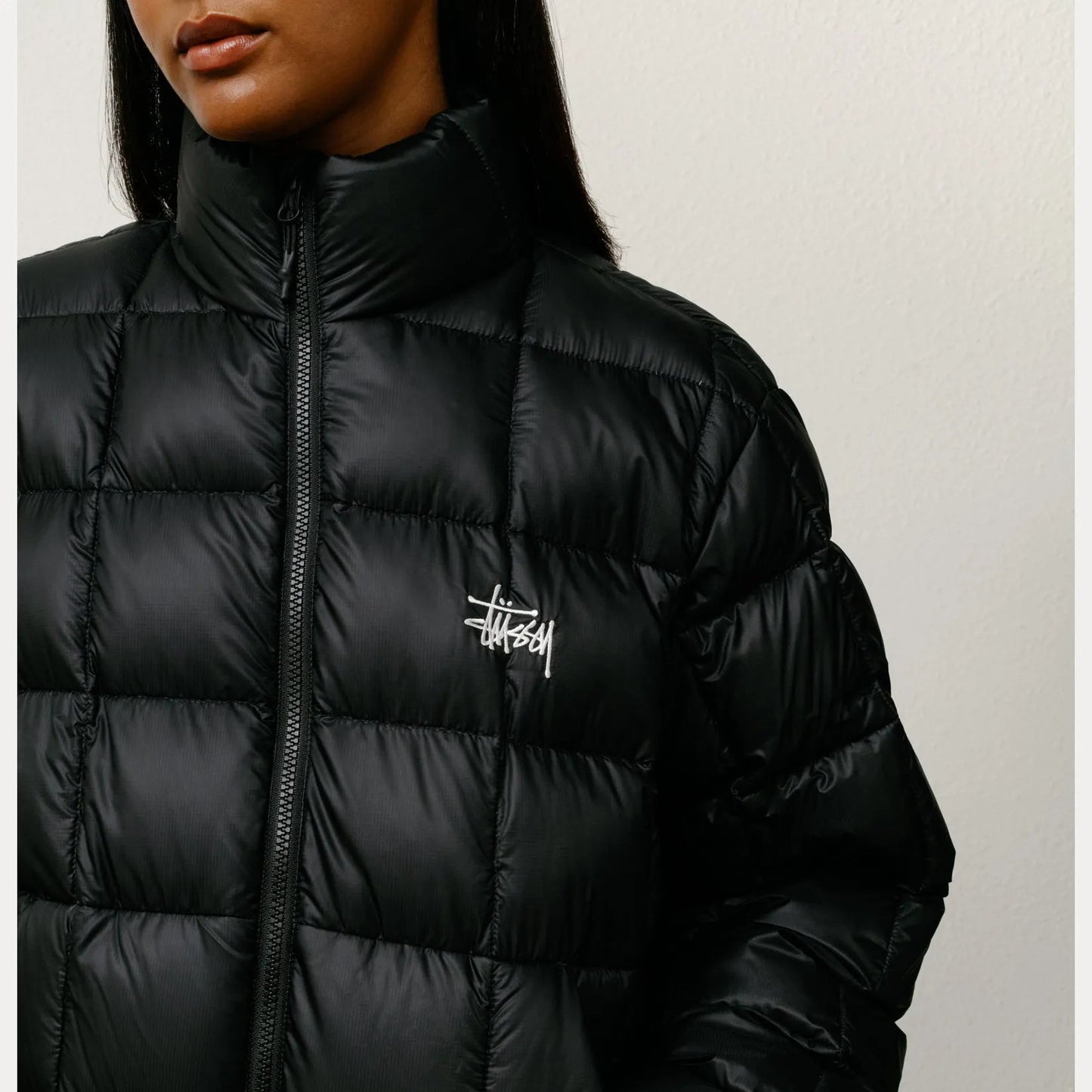 Stussy Midweight Puffer, black - Tiki Room Skateboards - 2