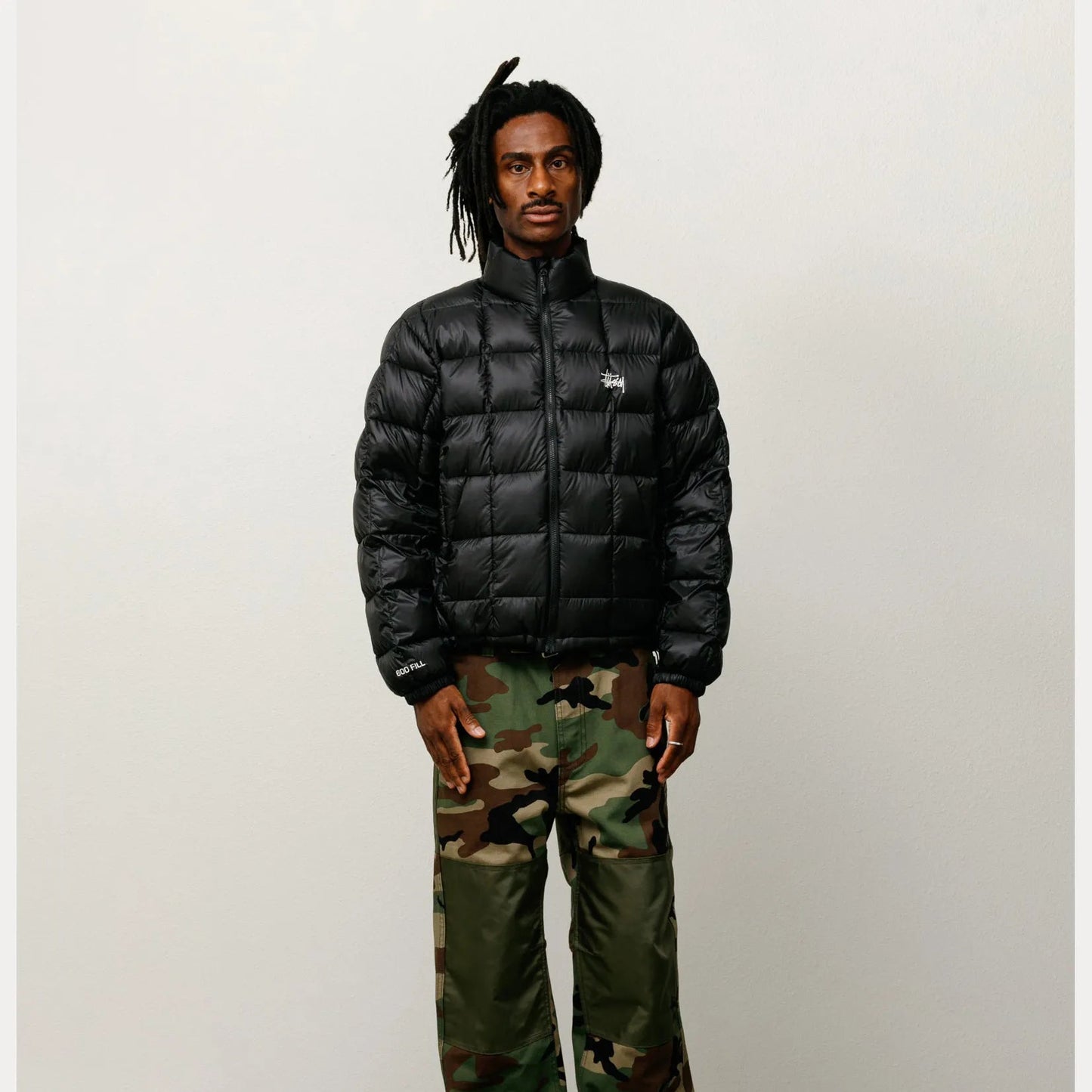 Stussy Midweight Puffer, black - Tiki Room Skateboards - 3