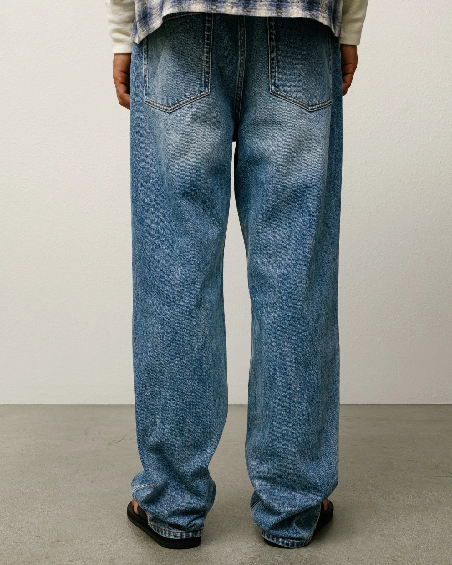 Stussy New Classic Jean Denim, indigo stone wash - Tiki Room Skateboards - 4