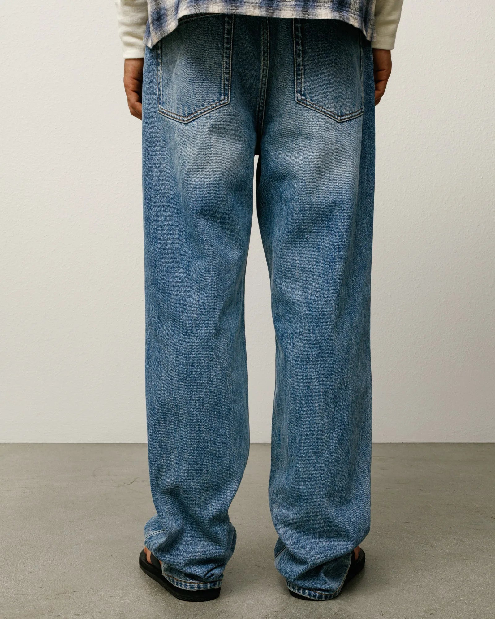 Stussy New Classic Jean Denim, indigo stone wash - Tiki Room Skateboards - 4