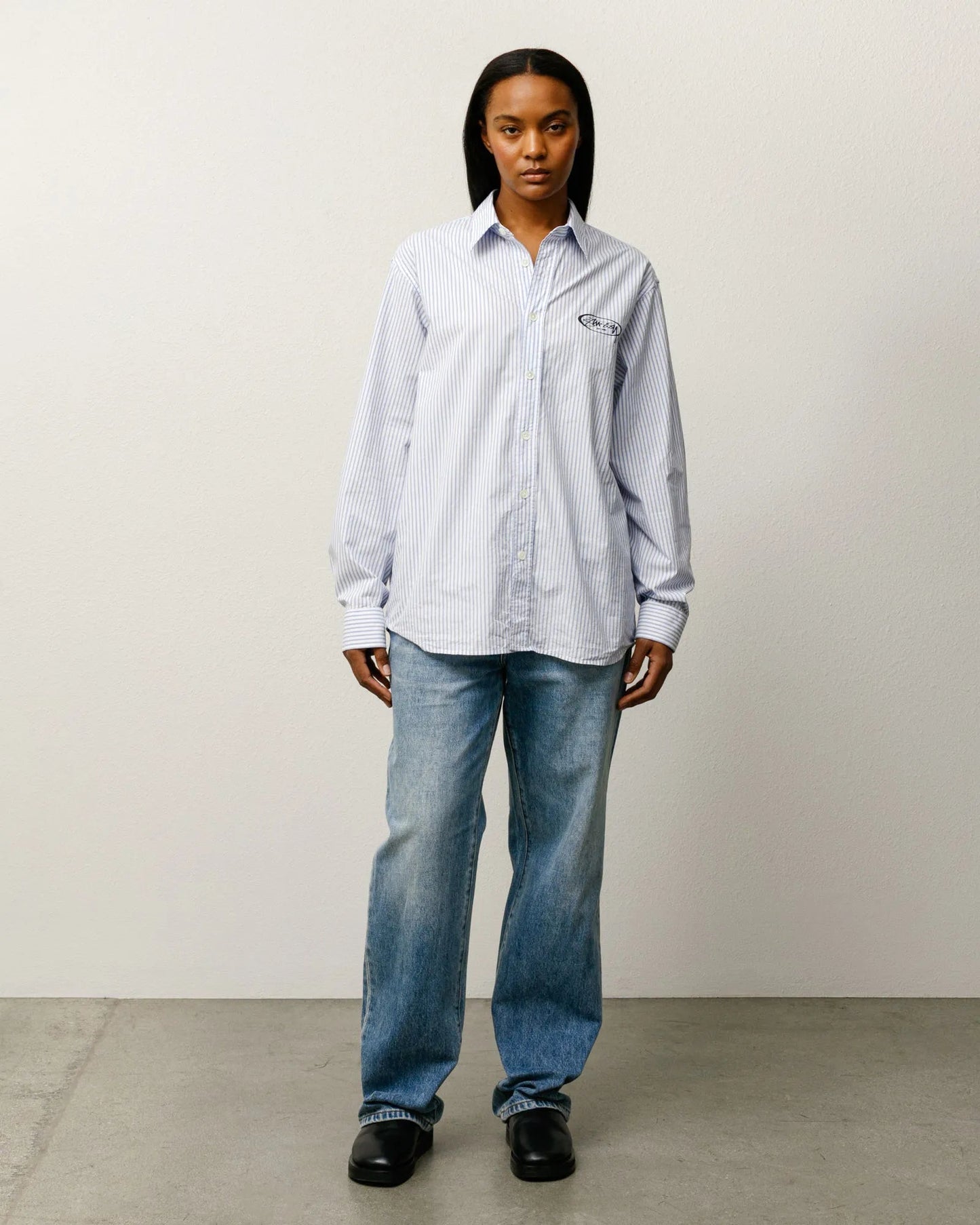 Stussy New Classic Jean Denim, indigo stone wash - Tiki Room Skateboards - 6