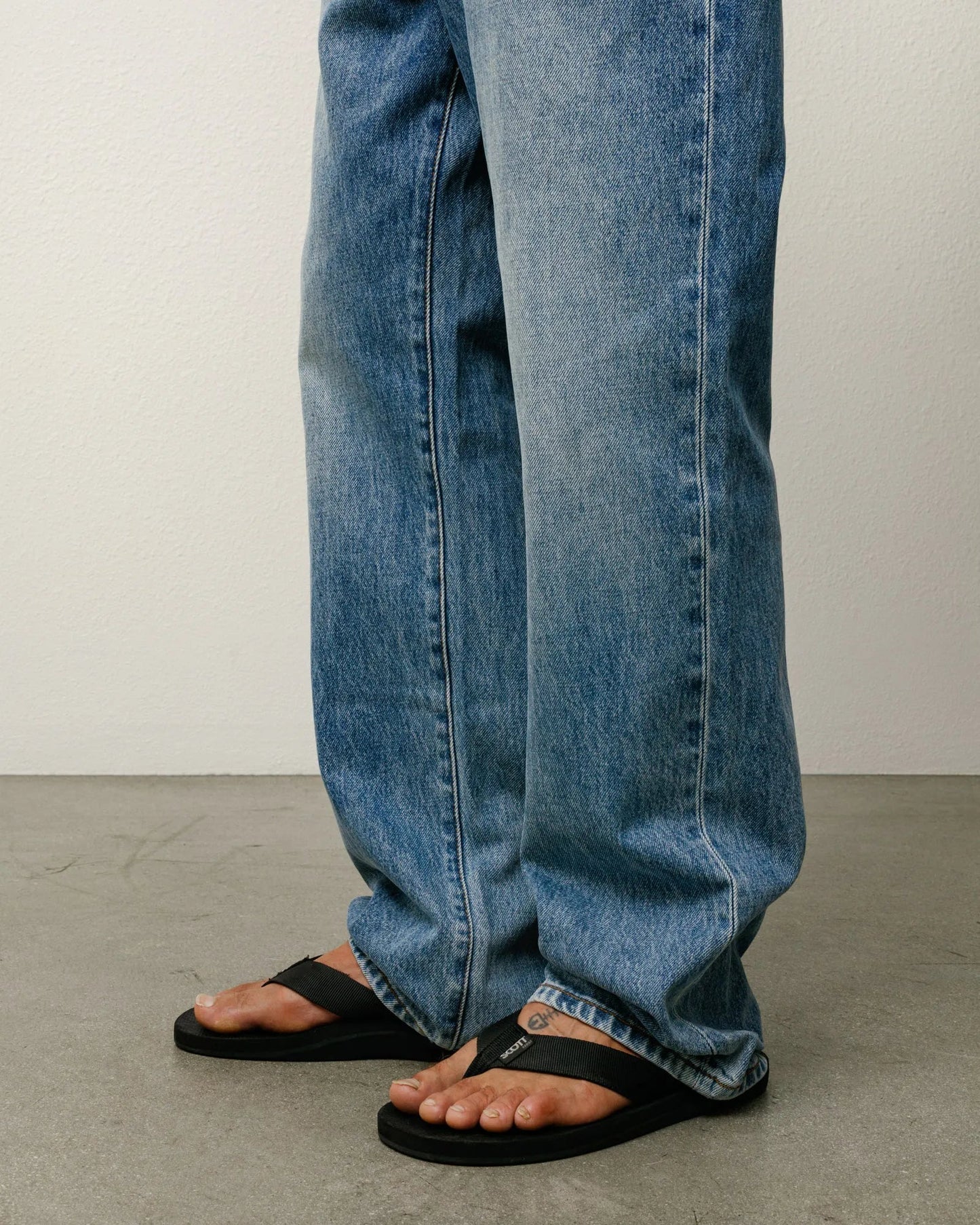 Stussy New Classic Jean Denim, indigo stone wash - Tiki Room Skateboards - 3