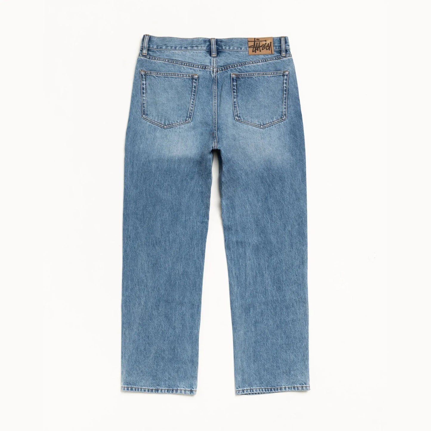 Stussy New Classic Jean Denim, indigo stone wash - Tiki Room Skateboards - 9