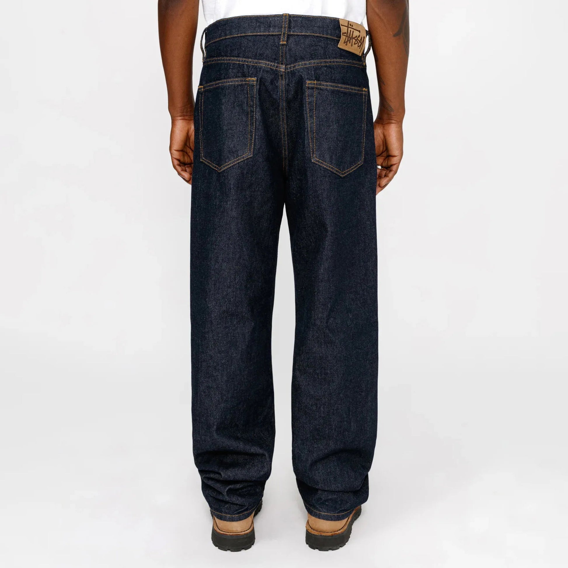 Stussy New Classic Jeans Denim, rinsed indigo - Tiki Room Skateboards Stussy New Classic Jeans Denim, rinsed indigo - Tiki Room Skateboards