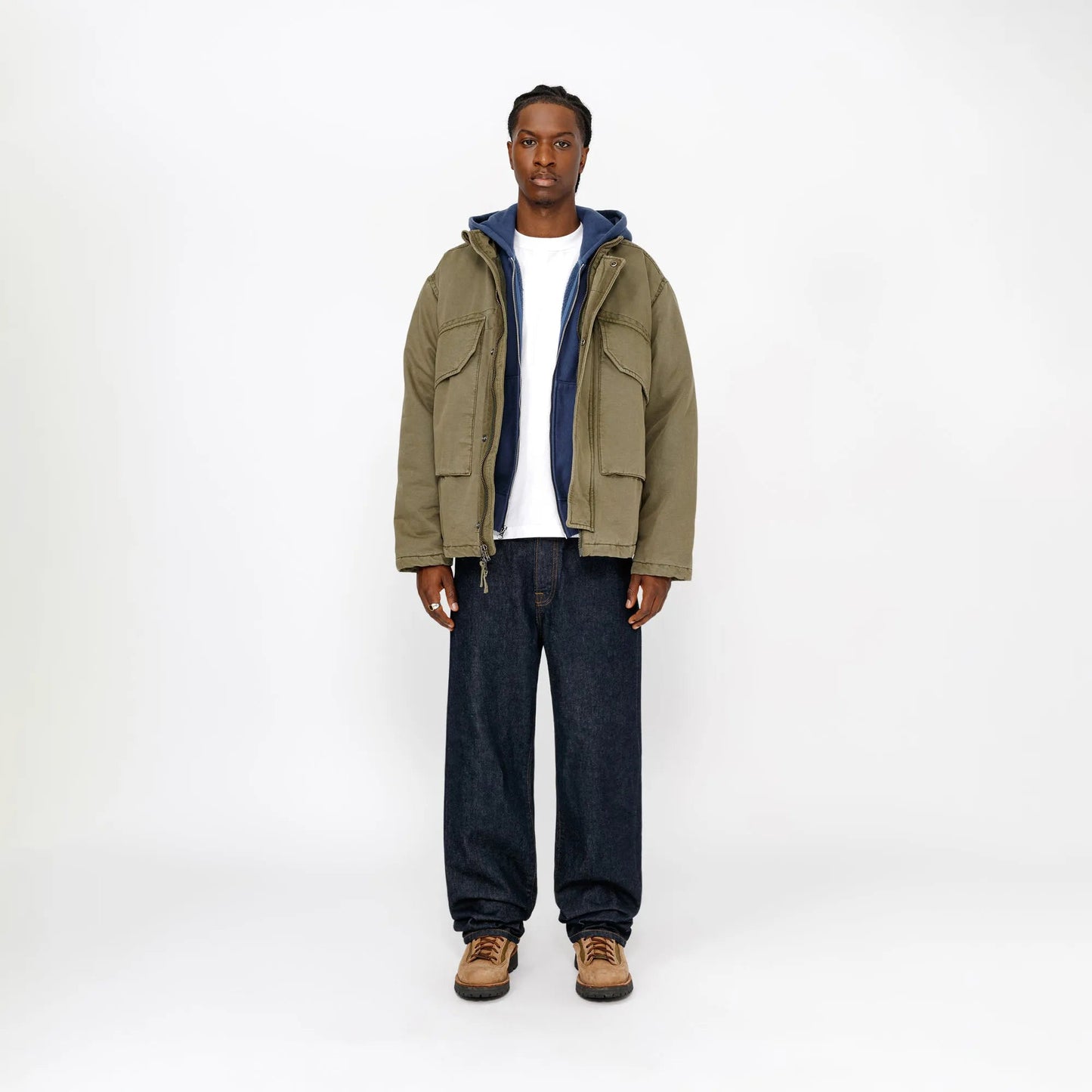 Stussy New Classic Jeans Denim, rinsed indigo - Tiki Room Skateboards - 4