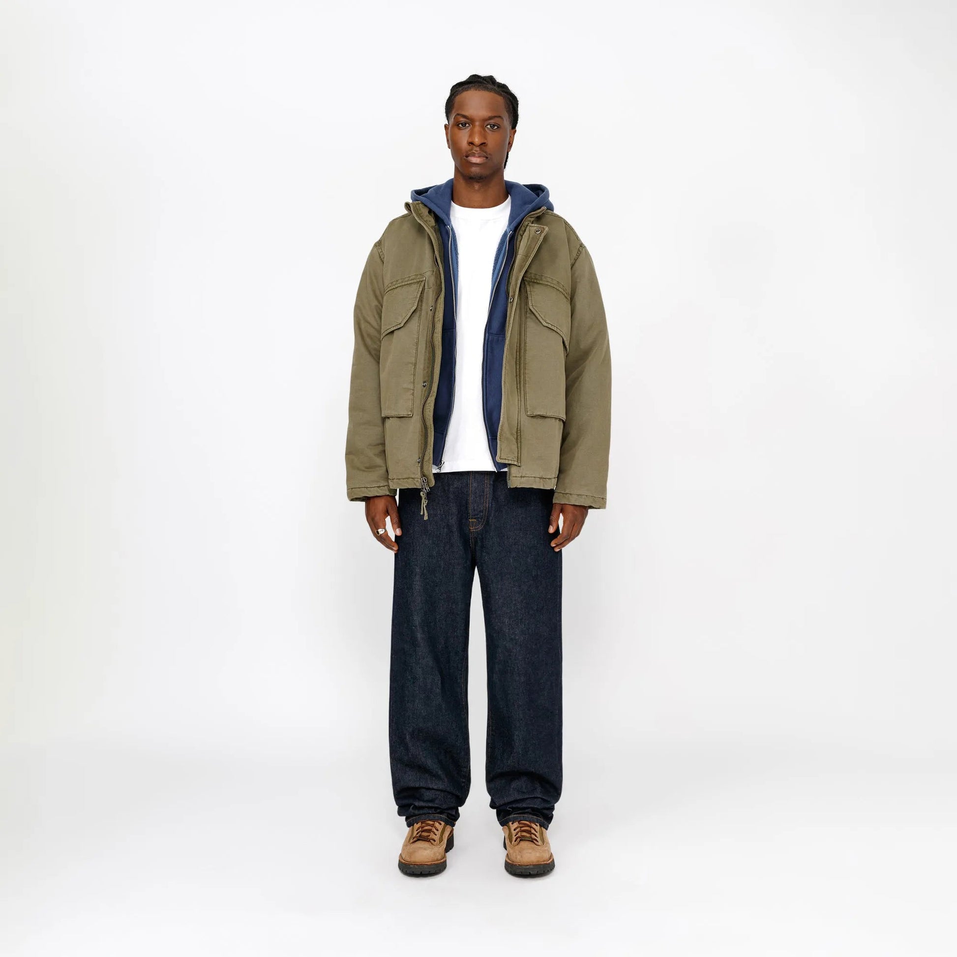 Stussy New Classic Jeans Denim, rinsed indigo - Tiki Room Skateboards - 4