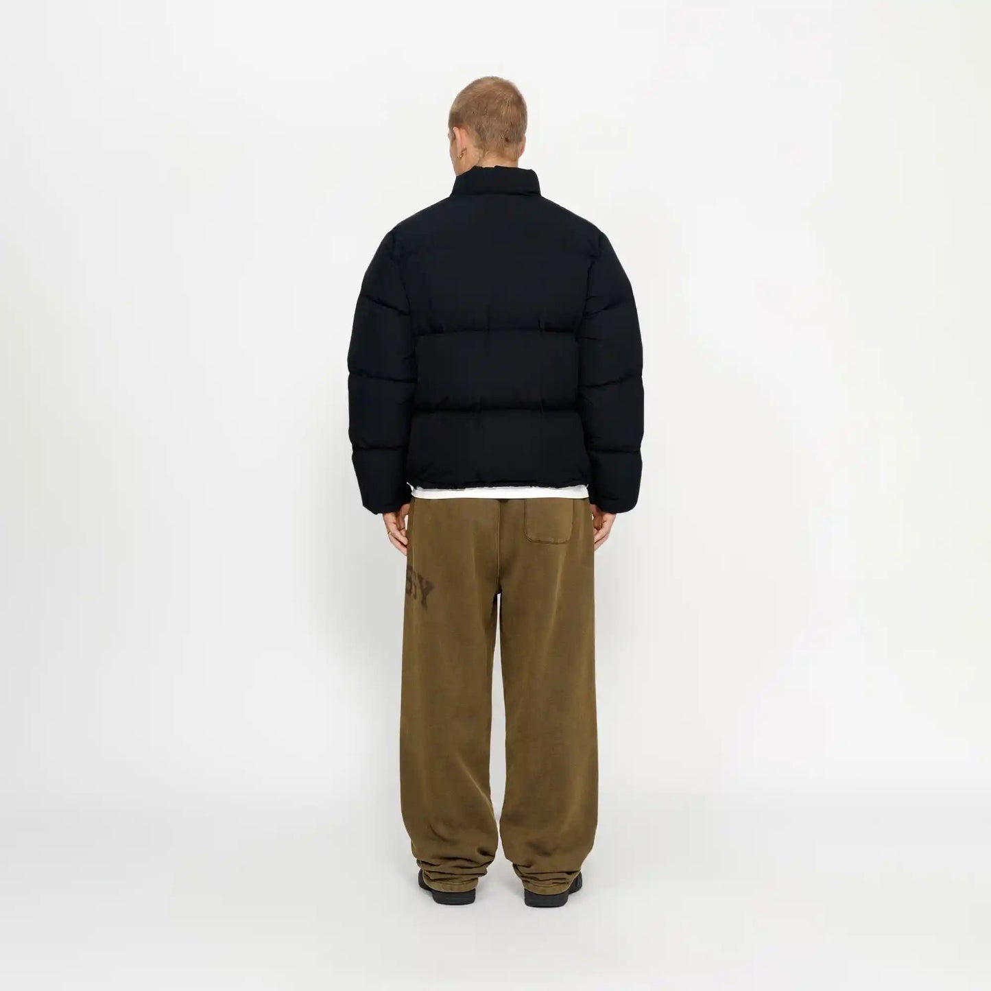 Stussy Nylon Down Puffer, black - Tiki Room Skateboards - 6