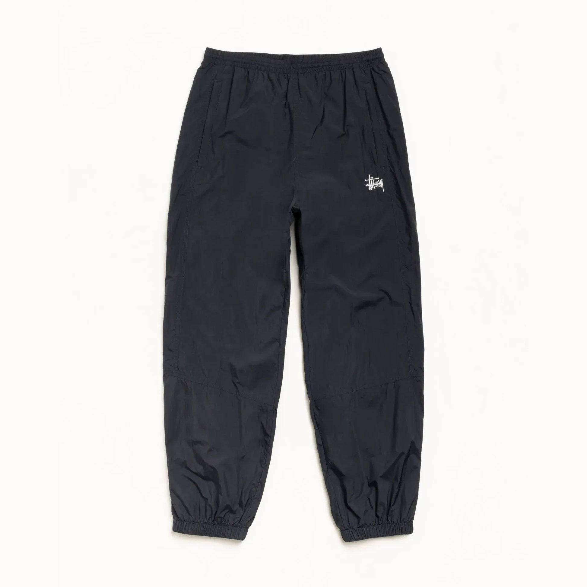 Stussy Nylon Track Pant, black - Tiki Room Skateboards - 1