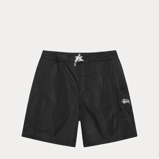 Stussy Paneled Board Short, black - Tiki Room Skateboards - 1