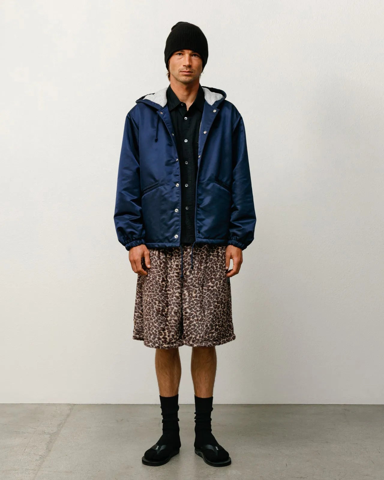 Stussy Pile Leopard Short, leopard - Tiki Room Skateboards - 2