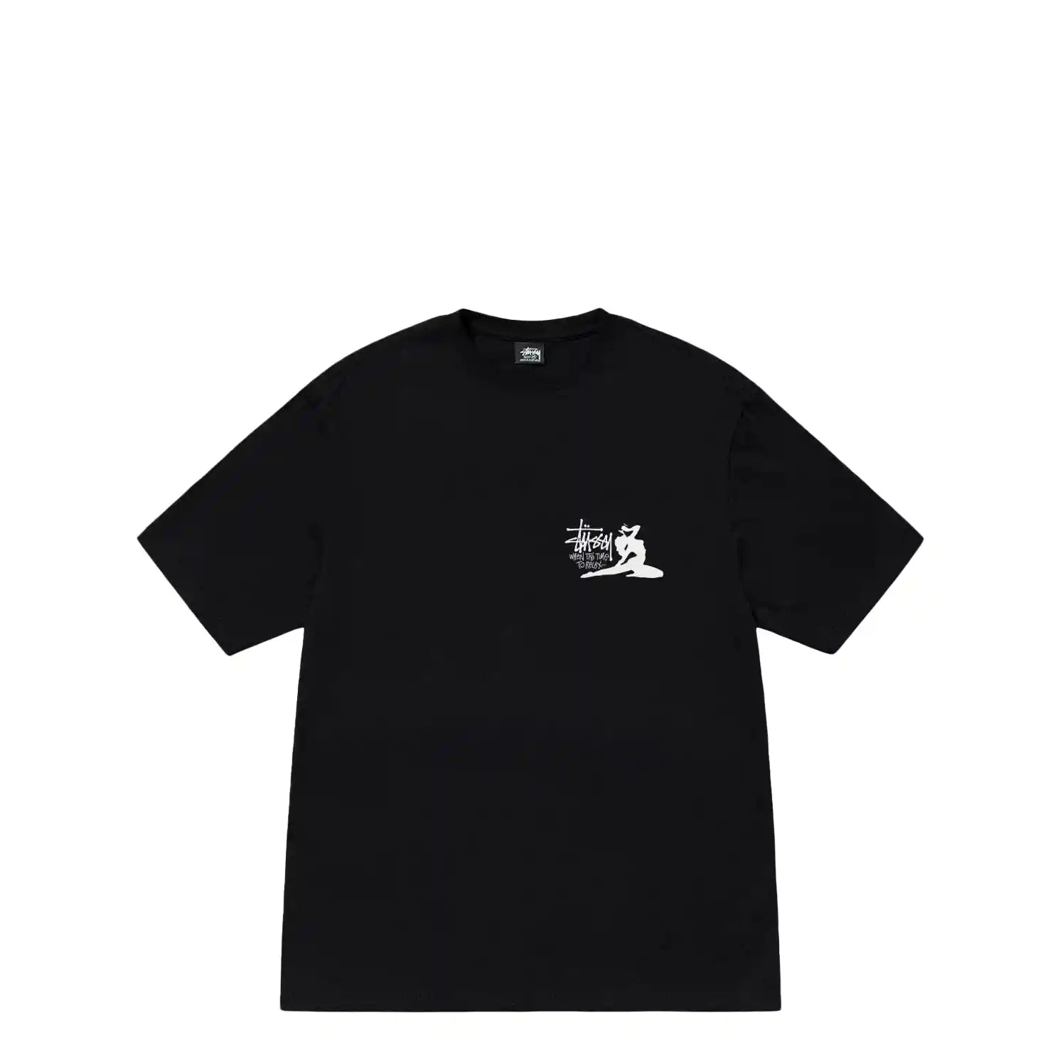 Stussy Relax Tee, black - Tiki Room Skateboards - 2