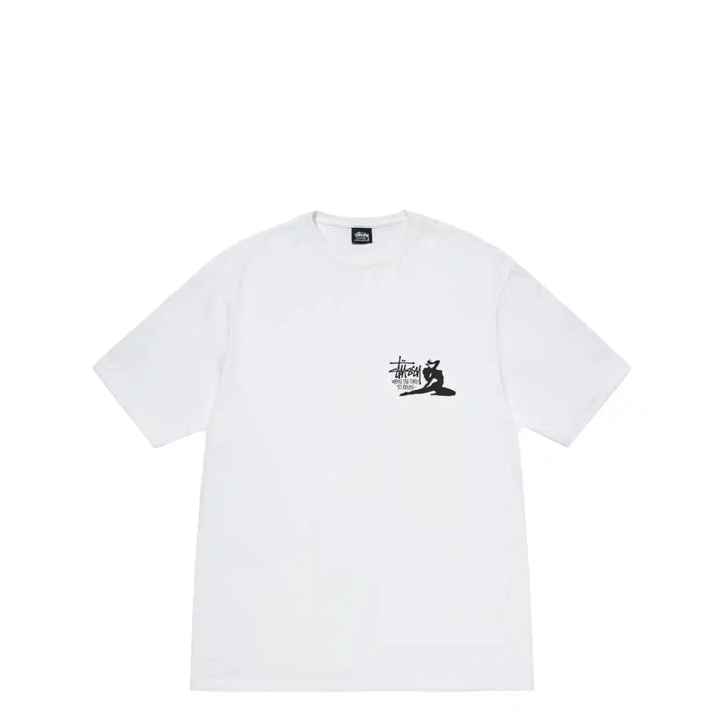 Stussy Relax Tee, white - Tiki Room Skateboards - 2