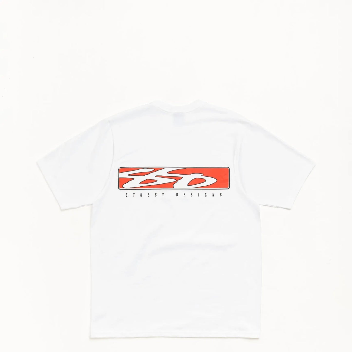 Stussy S Box Tee, white - Tiki Room Skateboards - 1
