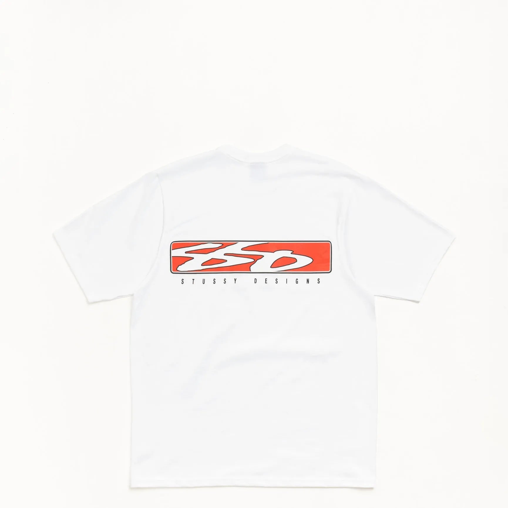 Stussy S Box Tee, white - Tiki Room Skateboards - 1