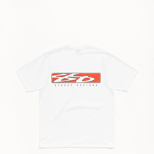 Stussy S Box Tee, white - Tiki Room Skateboards - 1