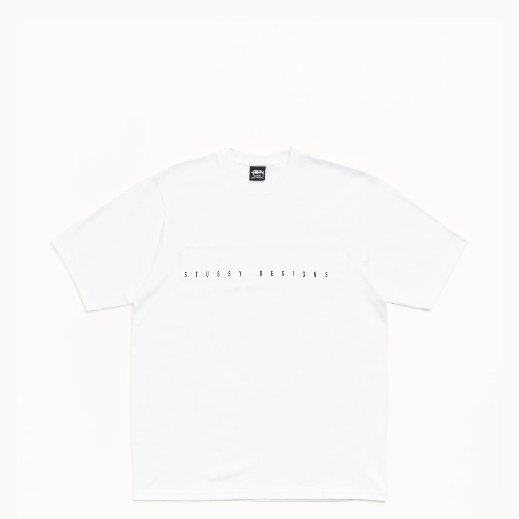 Stussy S Box Tee, white - Tiki Room Skateboards - 2