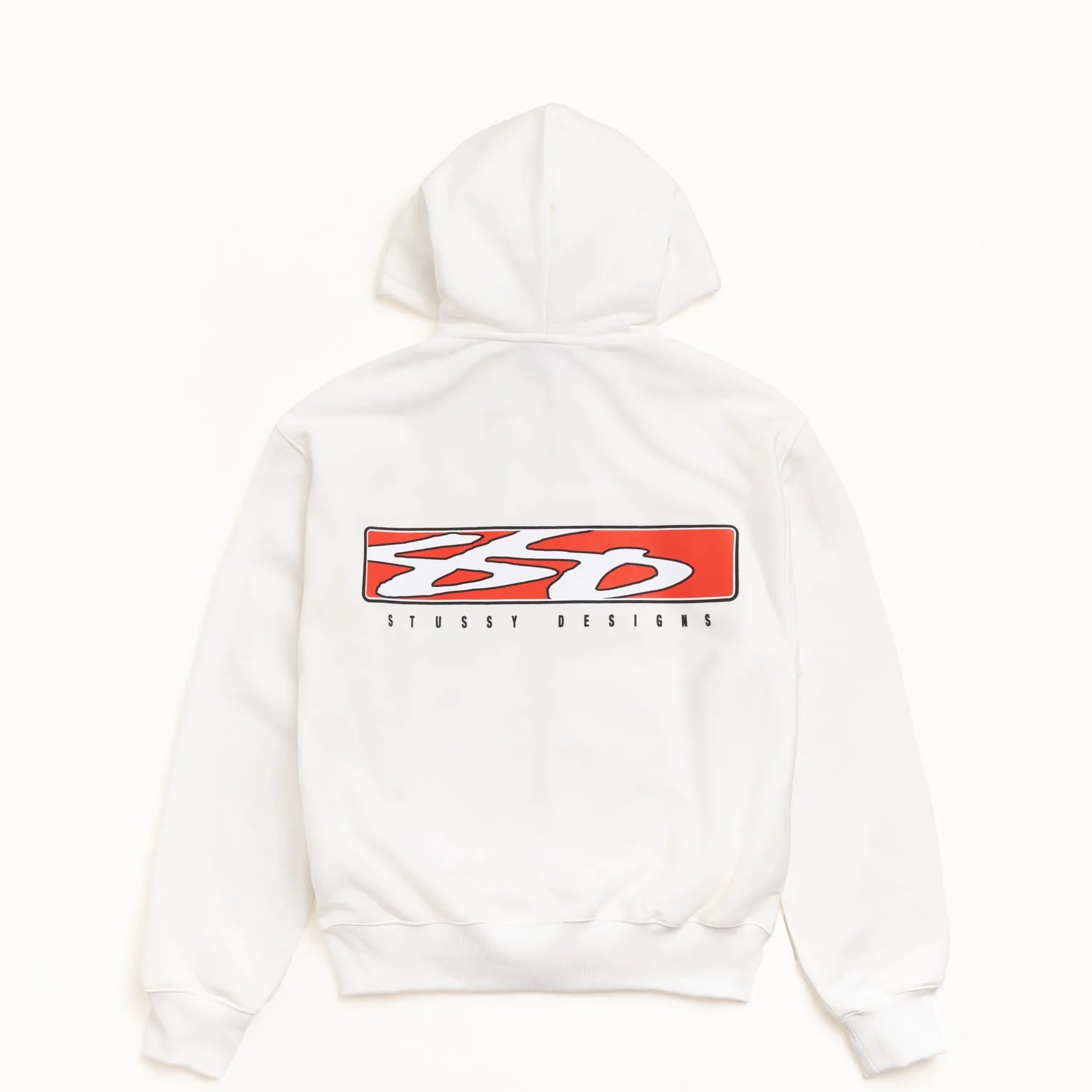 Stussy S Box Zip Hood, off white - Tiki Room Skateboards - 1