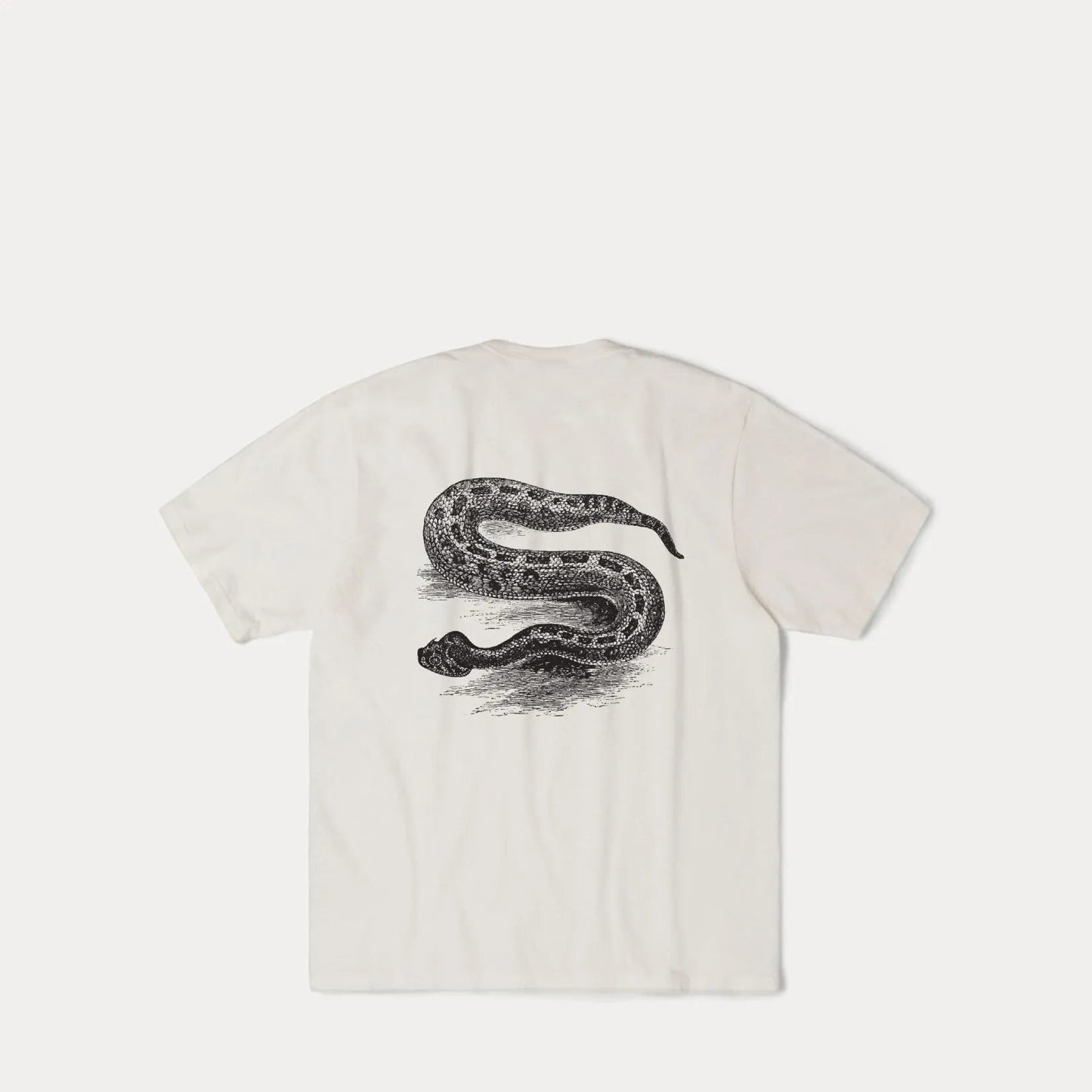 Stussy Serpent Pigment Dyed Tee, natural - Tiki Room Skateboards - 1