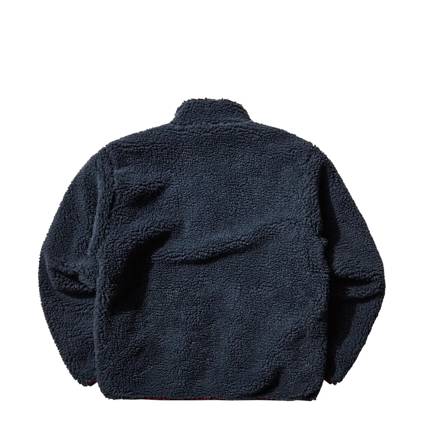 Stussy Sherpa Reversible Jacket, smoke - Tiki Room Skateboards - 2