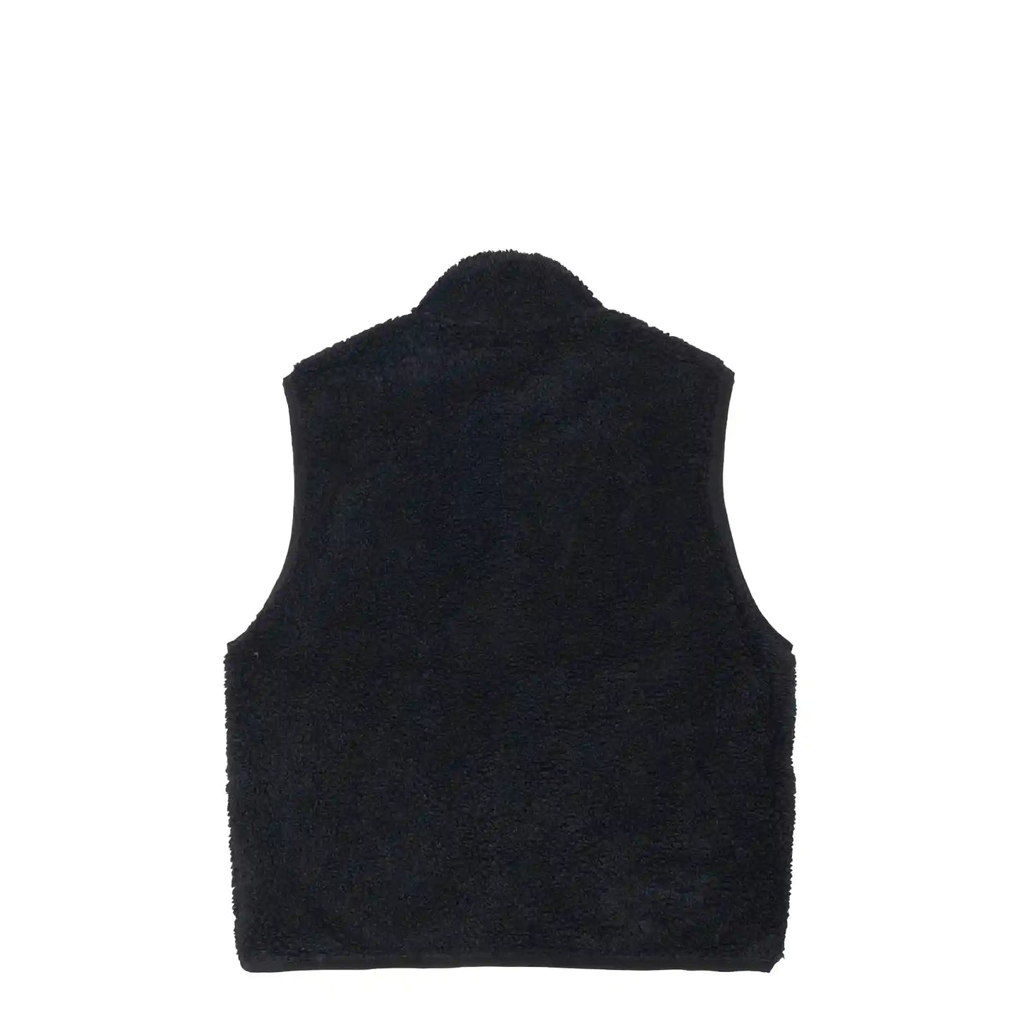 Stussy Sherpa Reversible Vest, black - Tiki Room Skateboards Stussy Sherpa Reversible Vest, black - Tiki Room Skateboards