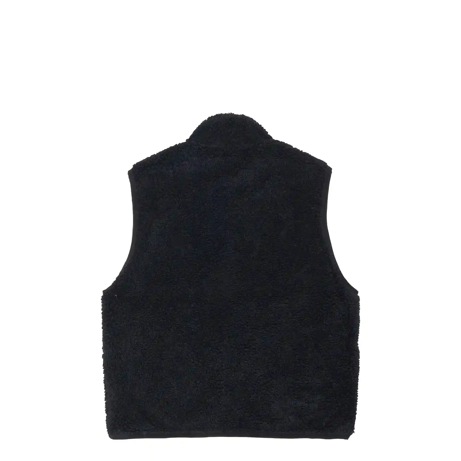 Stussy Sherpa Reversible Vest, black - Tiki Room Skateboards - 5