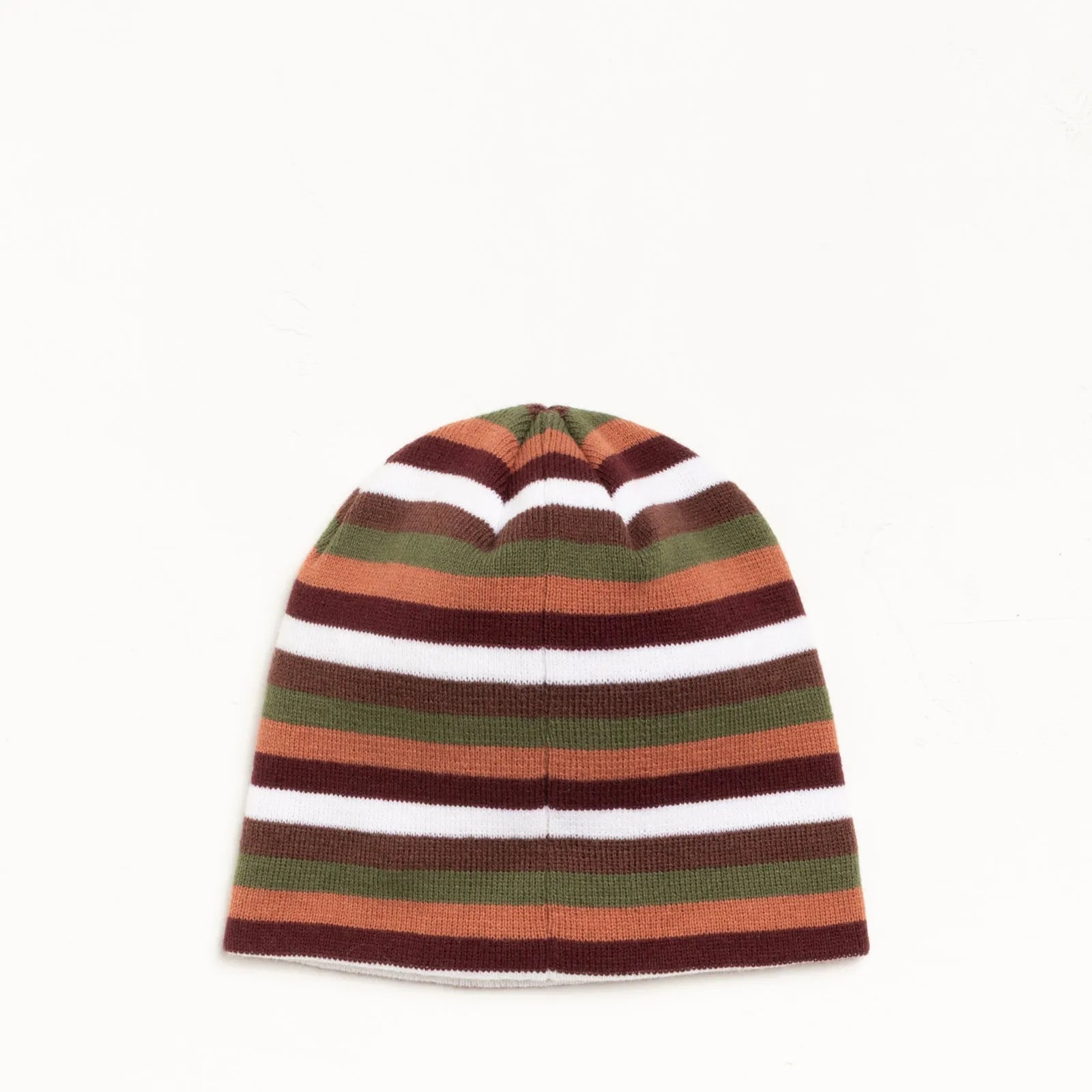 Stussy Smoothstock Striped Skullcap, brown - Tiki Room Skateboards - 2