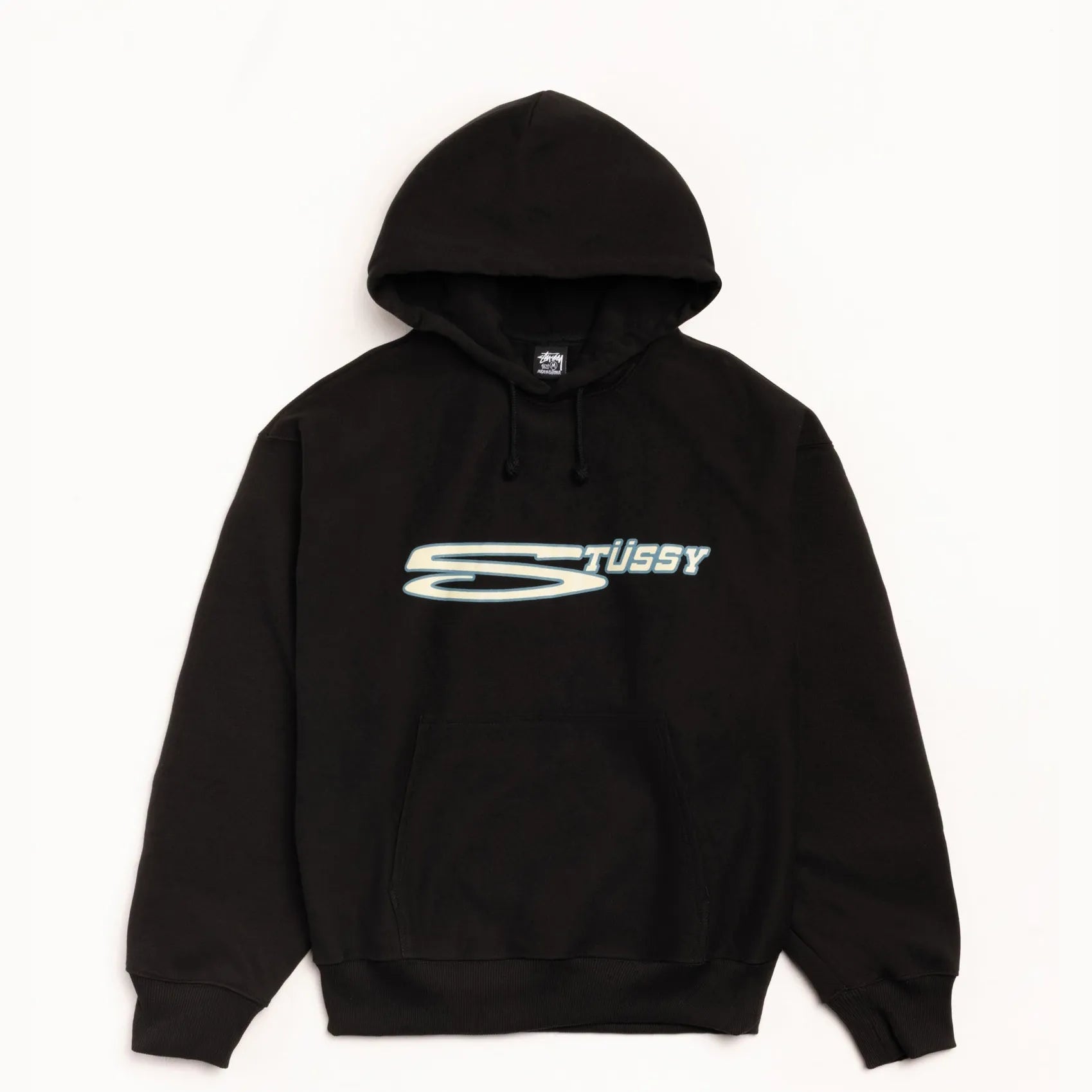 Stussy Stretch Hood, black - Tiki Room Skateboards - 1