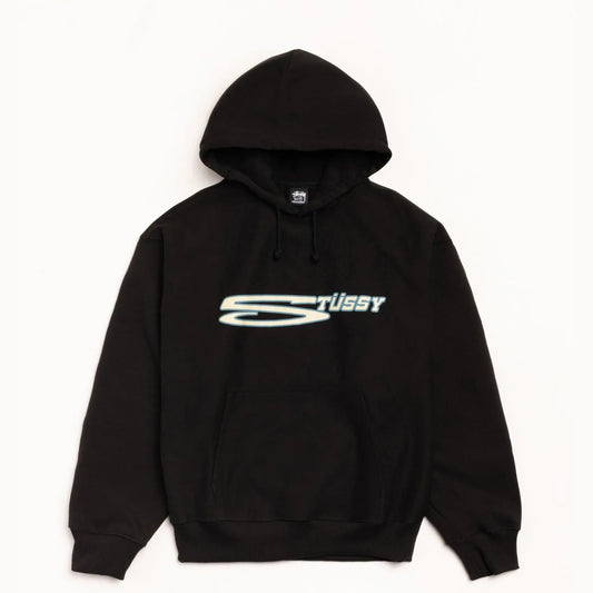Stussy Stretch Hood, black - Tiki Room Skateboards - 1