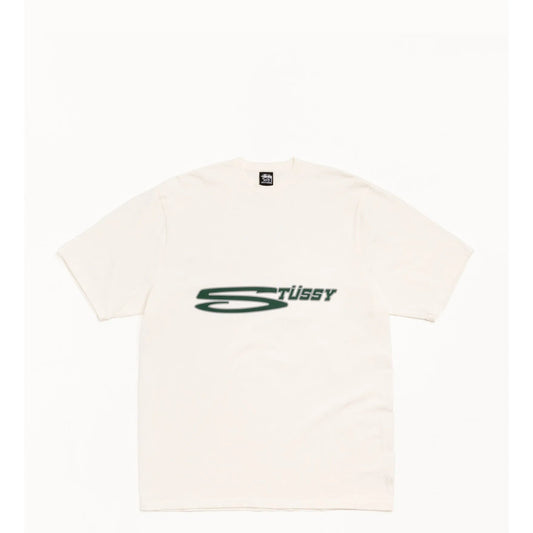 Stussy Stretch Pigment Dyed Tee, natural - Tiki Room Skateboards - 1