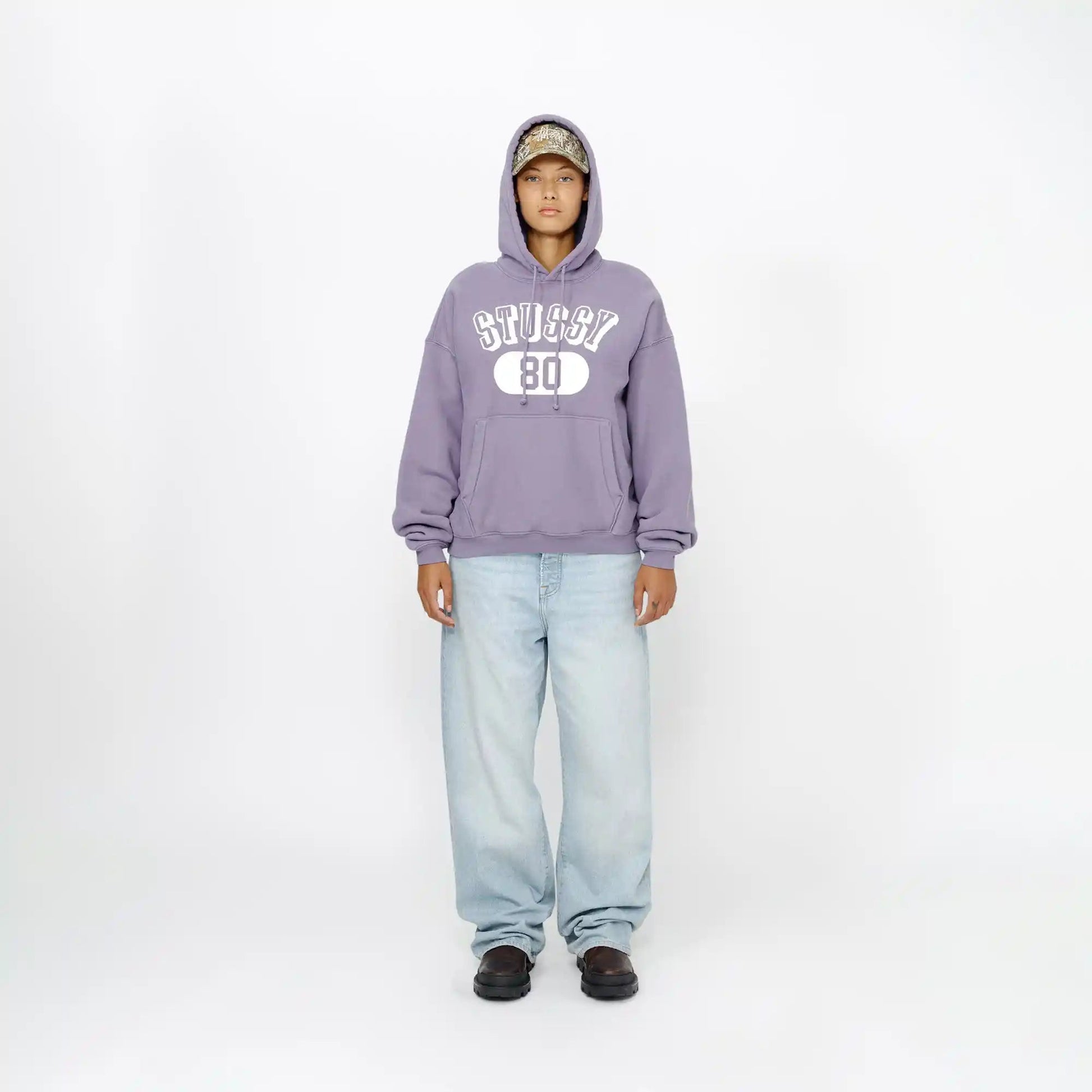 Stussy Stussy 80 Fleece Pant, ash purple - Tiki Room Skateboards - 3