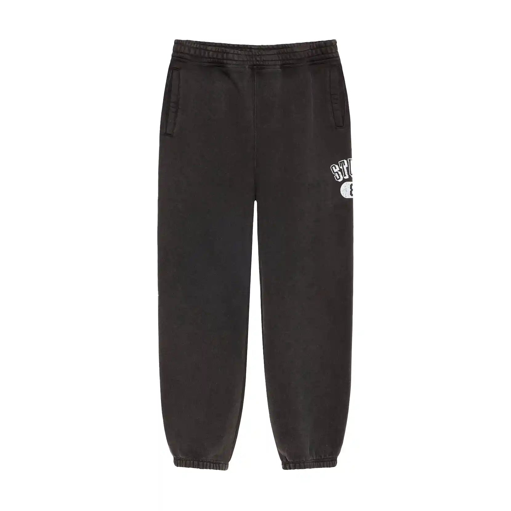 Stussy Stussy 80 Fleece Pant, washed black - Tiki Room Skateboards - 2