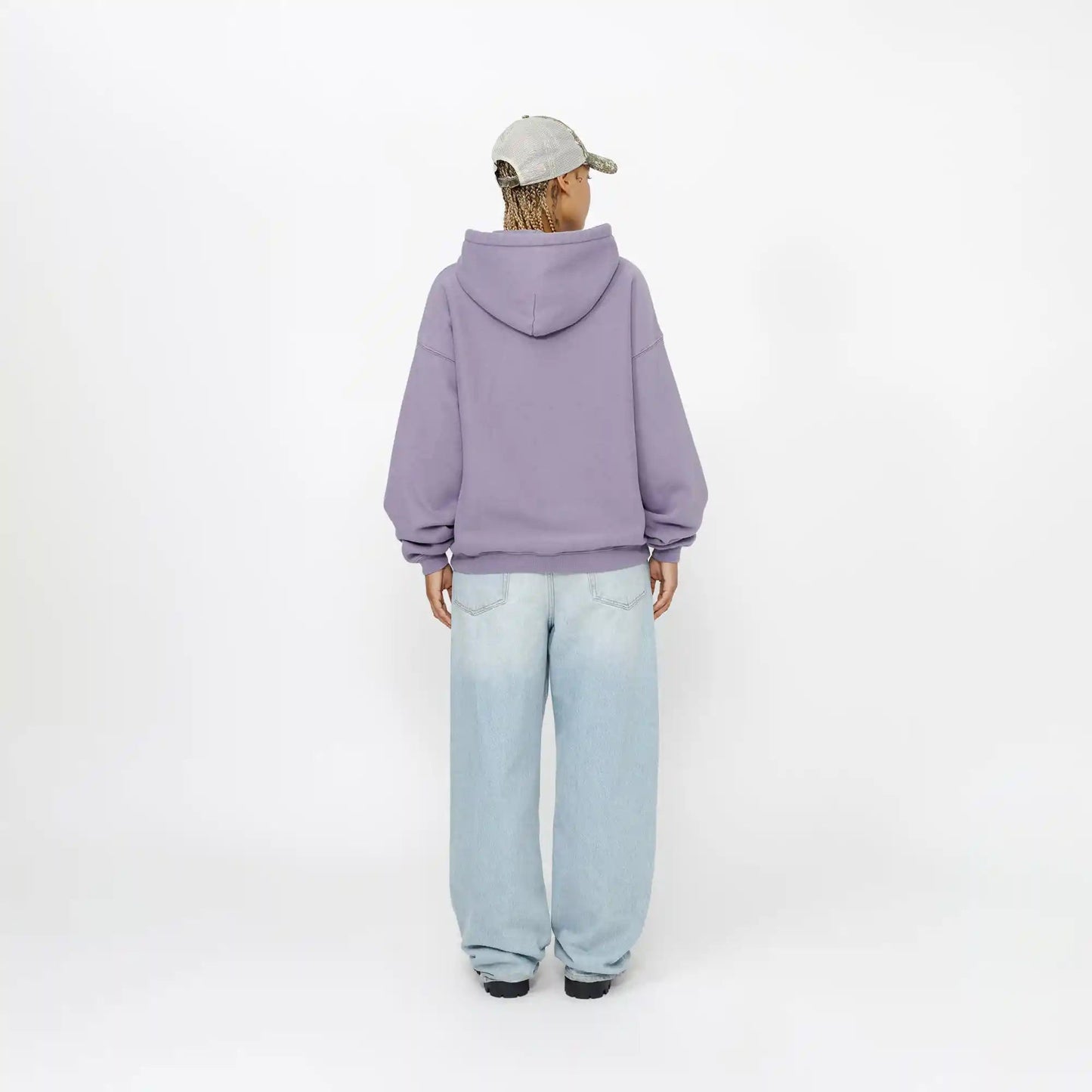 Stussy Stussy 80 Relaxed Hood, ash purple - Tiki Room Skateboards - 3