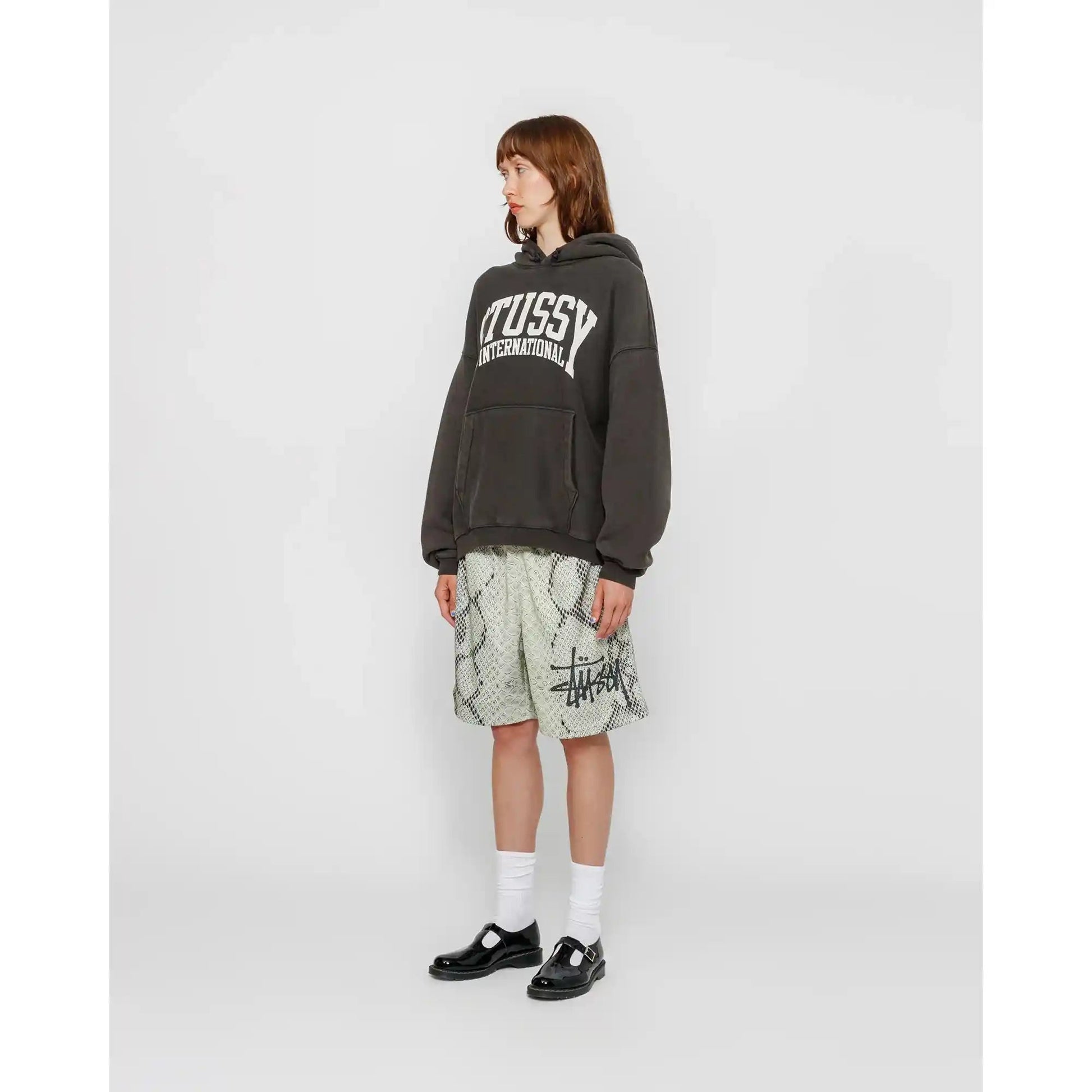 Stussy Stussy Intl Relaxed Hood, washed black - Tiki Room Skateboards - 5