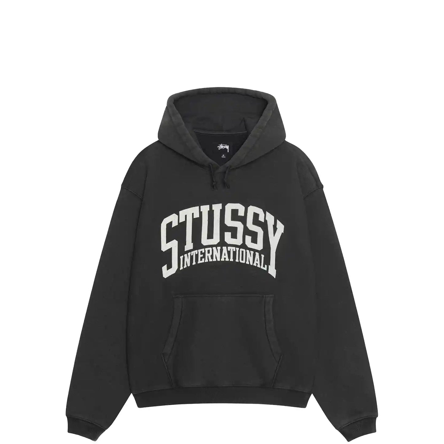 Stussy Stussy Intl Relaxed Hood, washed black - Tiki Room Skateboards - 1