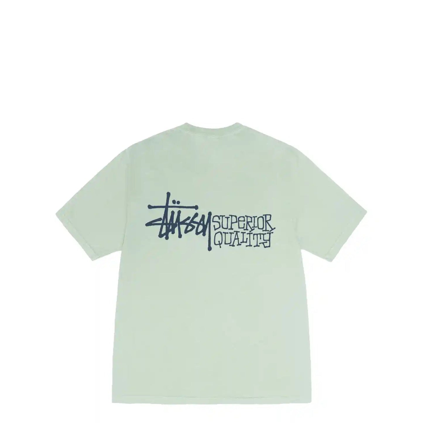 Stussy Superior Quality Pigment Dyed Tee, granite - Tiki Room Skateboards - 1