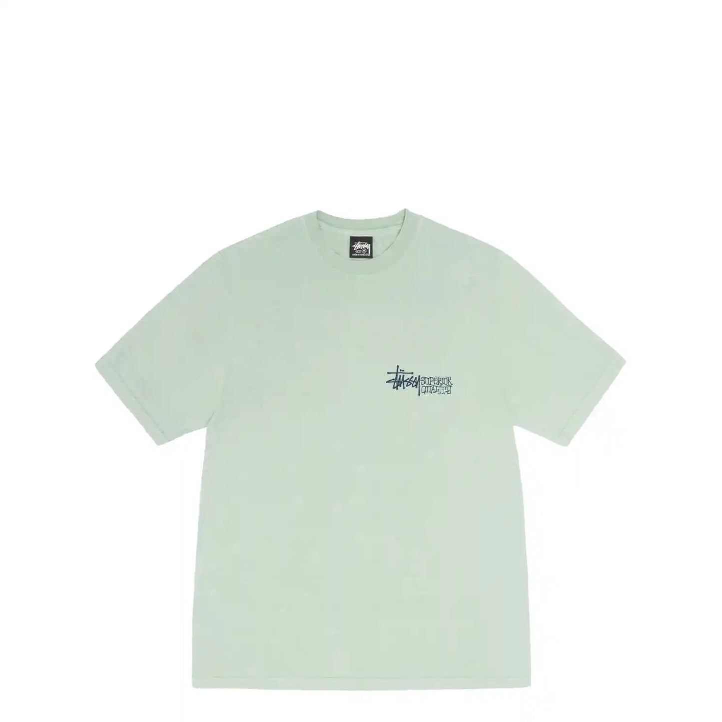 Stussy Superior Quality Pigment Dyed Tee, granite - Tiki Room Skateboards - 2