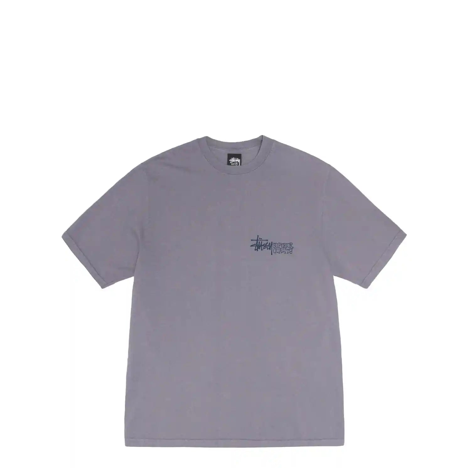 Stussy Superior Quality Pigment Dyed Tee, shark - Tiki Room Skateboards - 2